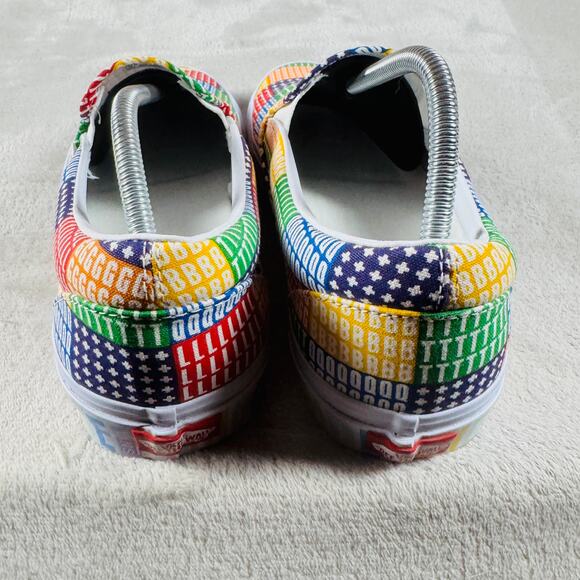 VANS Shoes Men's 11 Multicolor PRIDE Slip On Rainbow LGBTQ+ Pride Month Summer - Picture 4 of 11